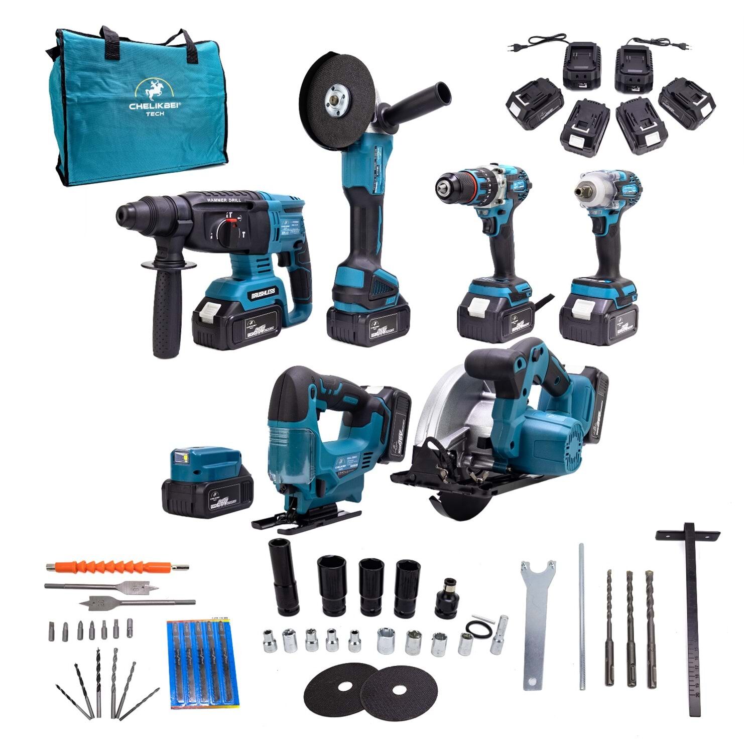şarjlı 7li set